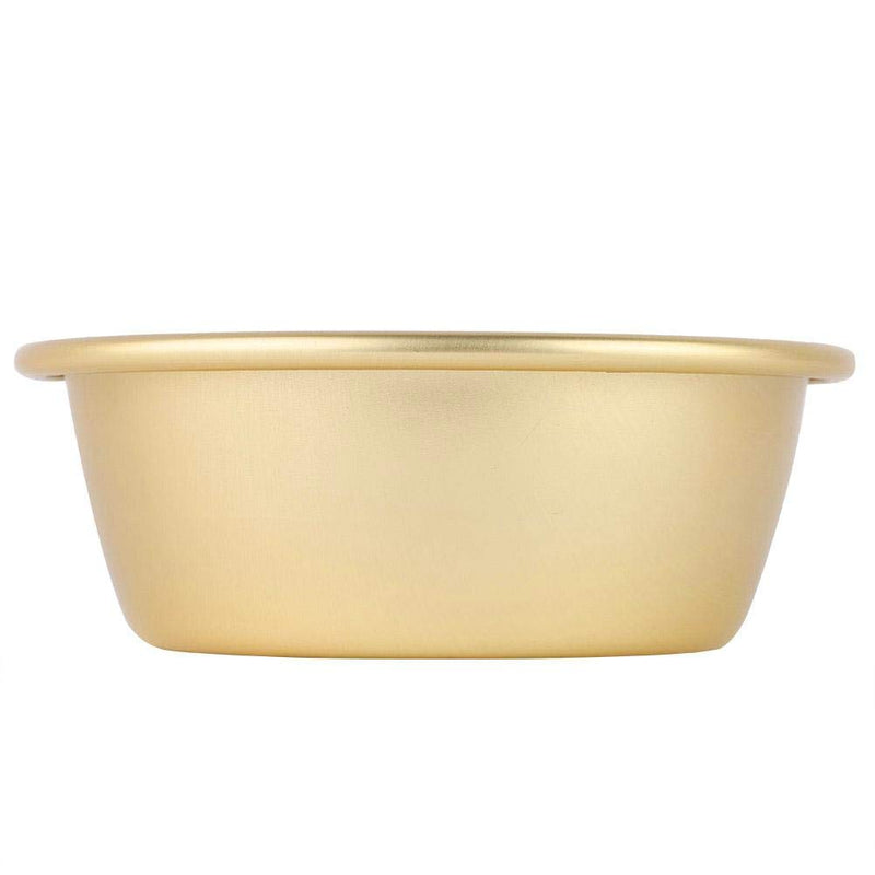 Creative Gold Soup Pot Aluminum Alloy Non-stick Milk Pot Stockpot Cooker Salad Instant Noodle Bowl Kitchen Cooking Tools (12.5 ¡Á 12.5 ¡Á 4cm ) 12.5 ¡Á 12.5 ¡Á 4cm - NewNest Australia