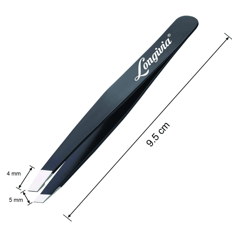 Longivia Slanted Tweezers For Eyebrow Plucking Professional Made Of High-Quality Stainless Steel Precision Pliers For Eyebrow Plucking And Hair Removal Tweezers Pincette Eyelashes Plucking Tweezers - NewNest Australia