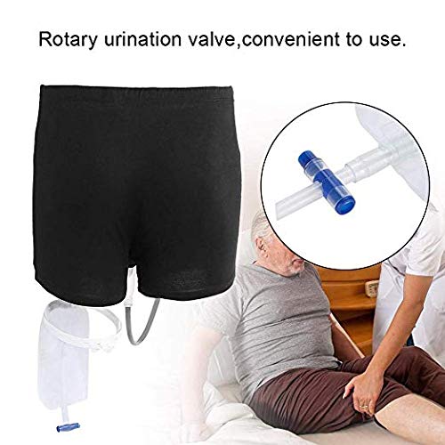 Urine Bag Pants, Urine Collectors, Urine Bag Pants Men's Wearable Incontinence Pants Urinal System With Collection Bag Portable Leak proof Pee Catheter Holder Prevent Embarrassing For The Elderly - NewNest Australia