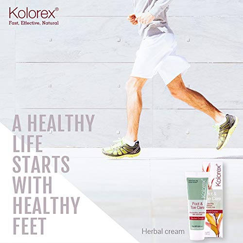 Kolorex Foot & Toe Care Cream - Herbal Foot Cream Enriched with Tea Tree Oil and New Zealand Herb Horopito, 25 Grams - NewNest Australia