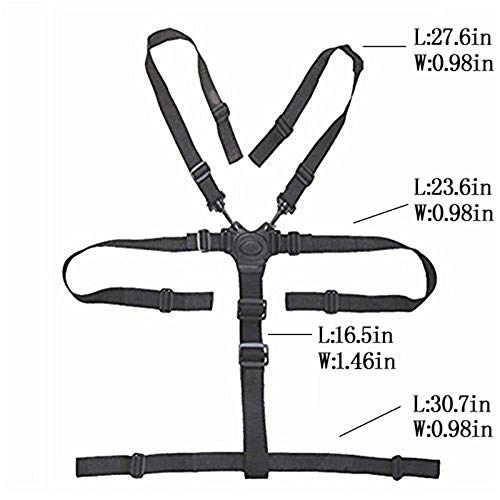 High Chair Straps, 5 Point Harness, Harness for High Chair, High Chair Harness,Universal Baby Safe Belt Holder Replacement for Wooden High Chair - NewNest Australia