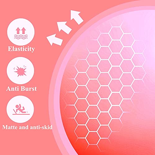 BATDIYOW 2 Exercise Balls Kit with Hand Pump Mini Fitness Yoga Ball 8 inch for Yoga Pilates Body Balance - NewNest Australia