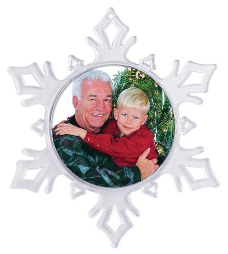 NewNest Australia - Make Your Own Acrylic Craft Photo Snowflake Ornaments - 12 Pack 