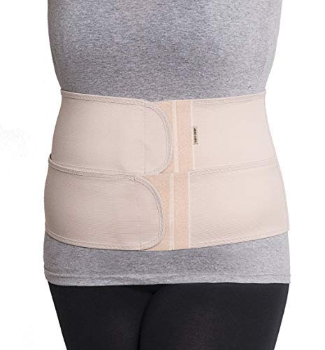 TOROS GROUP MANUFACTURE Postoperative Support Bandage Back Support Belt Abdominal Belt Abdominal Support Height 24 cm Small Beige S - NewNest Australia