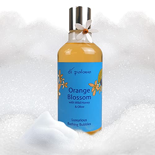 Di Palomo Bathing Bubbles 300ml Orange Blossom, A rich foaming bubble bath blended together using the finest ingredients to leave your skin feeling clean, soft and smooth. Orange Blossom with Wild Honey & Olive - NewNest Australia
