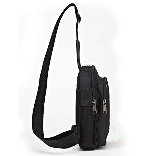 FASITE PTN090 Sling Chest Shoulder Tool Bag Pouch, Black - NewNest Australia