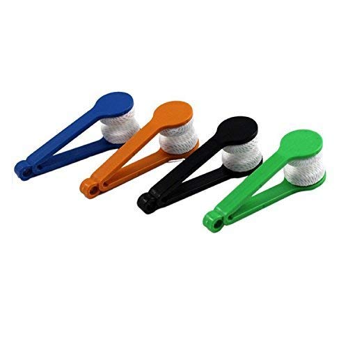 5 Pcs Mini Sun Glasses Eyeglass Microfiber Spectacles Cleaner Soft Brush Cleaning Tool Mini Microfiber Glasses Eyeglasses Cleaner Cleaning Clip (Random Color) - NewNest Australia