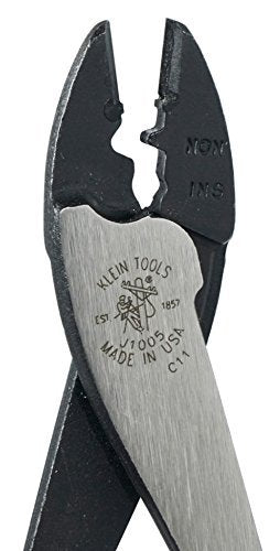 Klein Tools J1005 Crimping and Cutting Tool, Tapered Nose for 10 to 22 AWG Solderless Terminals and Connectors - NewNest Australia