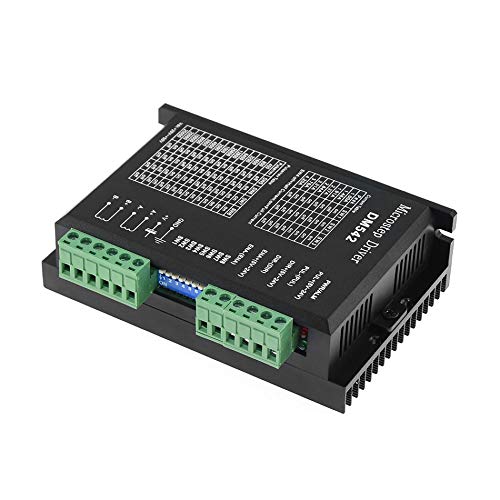 CNC Digital Microstep driver DM542 Stepper Motor Controller 2-phase Digital Stepper Motor Driver 20-50V DC Max 4.2A for Nema 17, Nema 23 and Nema 34 series stepper motor, Replace M542 M542H - NewNest Australia