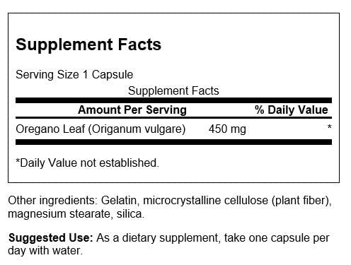 Swanson Oregano 450 Milligrams 90 Capsules 1 - NewNest Australia