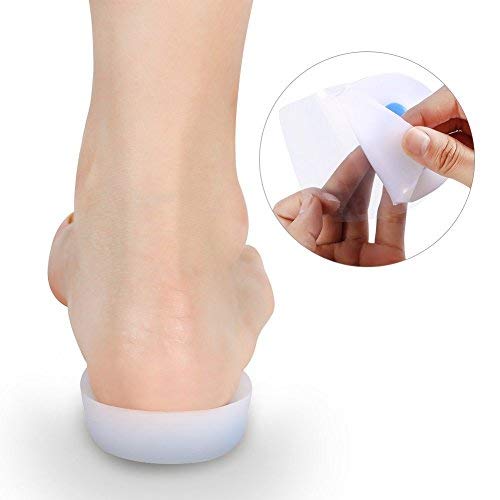 Heel Cushion Gel, 2 Pairs Super Soft Heel Pads Wedge Insole Inserts Heel Support Orthotic Cushion Relief For Plantar Fasciitis Heel Pain (Size L For Eu 39-44) - NewNest Australia
