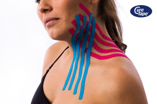 Curetape Kinesiology Tape (5 Cm X 31.5 M, Blue) | Waterproof And Latex-Free Kinesio Tape | Kinesio Tape With T√Úv Certificate | Sports Tape For Professionals | Physio Tape For Injuries And Complaints - NewNest Australia