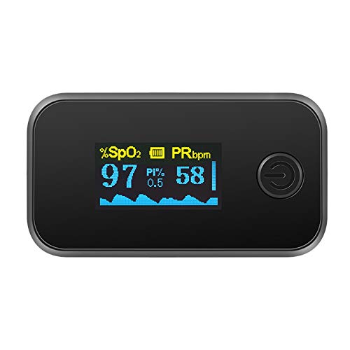 ComDent Pulse Oximeter, 3 in 1 Pulse Oximeter Fingertip with SpO2 Pulse Oximeter, Pulse Rate,Heart Rate Monitor, Fast Reading, Perfect for Sports, Home, Nursing Homes Black - NewNest Australia