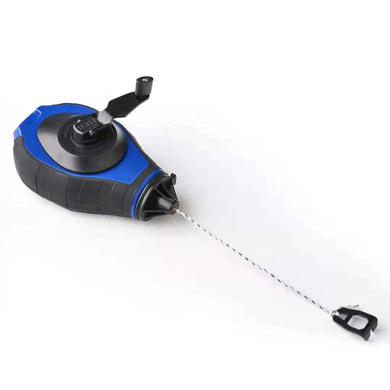 Chalk line, With reel, Powder included, Multiple refills, Blue, 100 ft, 30 m - NewNest Australia