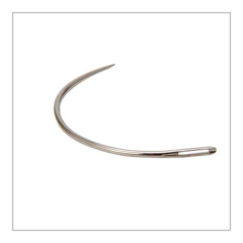 SaiDian 2 Sets 2'' / 2.5'' / 3 ''/ 3.5 '' Curved Leather Hand Sewing Needles C Type Needles for Carpet Leather Canvas Repairing Weaving Crafts - NewNest Australia