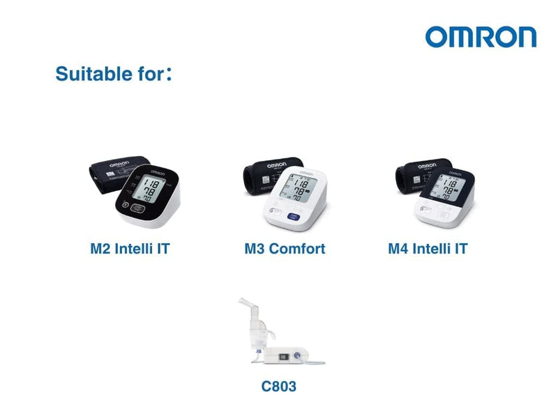 OMRON Original UK AC Adapter (HHP-BF01) for OMRON upper arm blood pressure monitors + OMRON X2 Basic – Automatic Upper Arm Blood Pressure Monitor for Home Use, Clinically Validated - NewNest Australia