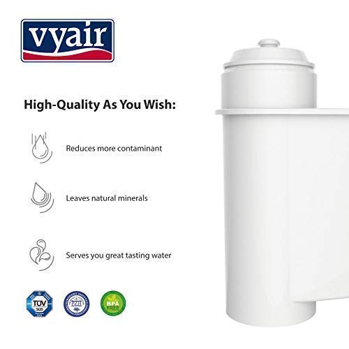 Vyair VYR-AQK-01 TÜV Certified Coffee Machine Water Filter Compatible with Brita Intenza; Siemens TZ70033, TCZ7003, TZ70003, EQ. Series; Bosch 12008246 (6) 6 - NewNest Australia
