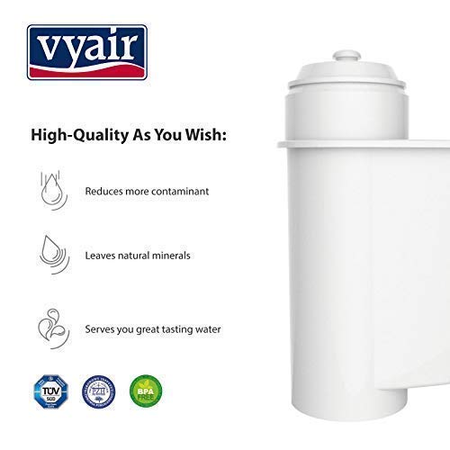 Vyair VYR-AQK-01 TÜV Certified Coffee Machine Water Filter Compatible with Brita Intenza; Siemens TZ70033, TCZ7003, TZ70003, EQ. Series; Bosch 12008246 (2) 2 - NewNest Australia