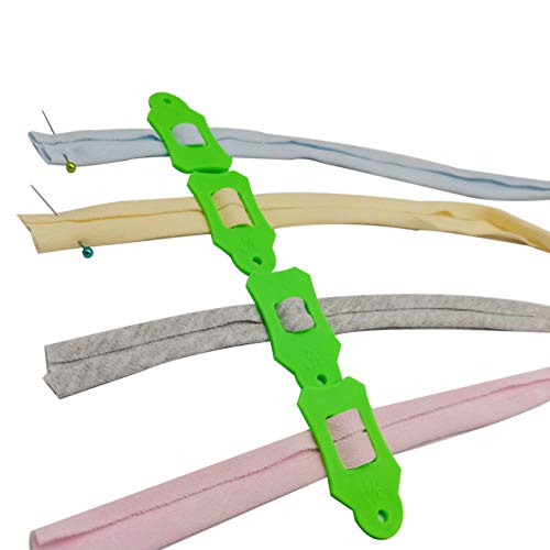 HONEYSEW 10pcs Multi-Sizes Folding Fabric and Biasing Strips Jelly Roll Sasher Tool Set with 40 pcs of Multi-Color Quilting Pins Green - NewNest Australia