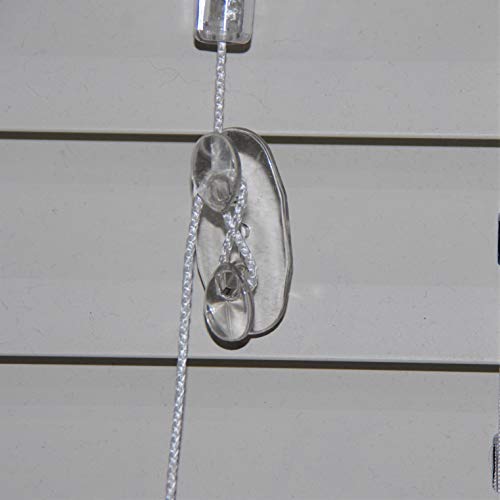 HomeAmore Safety Blind Pull Cord Cleats (4 Pack). The Only Clear Eye Pleasing 2-in-1 Pull Chord Winder. Designed For Free Hanging Or Secure To Wall To Keep Cords Away From Babies, Children and Pets. 4 - NewNest Australia