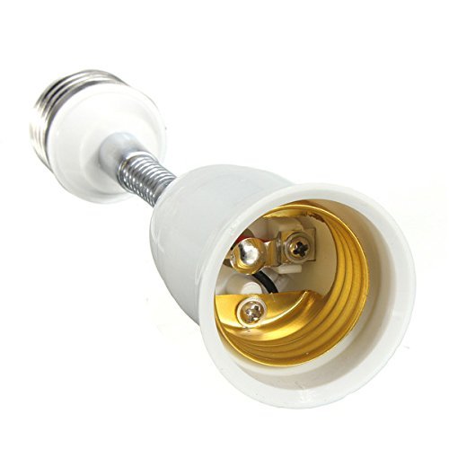 E27 Flexible Light Bulb Lamp Socket Adapter Extender/Adjustable Edison Bulb Socket Extension for Home Light Fixtures/LED Grow Light Socket Stand etc (15.75inch,2-Pack) 15.75inch - NewNest Australia
