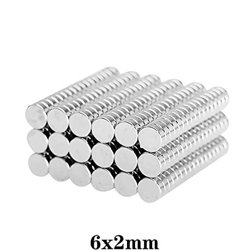 100pcs 6x2mm Mini Small Circular Magnets Strong 6mmx2mm Fridge N35 Neodymium Magnet disc 6x2mm Permanent NdFeB Magnets 6*2 - NewNest Australia