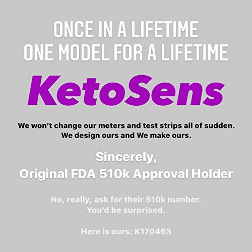 KetoSens Blood Ketone Test Strips - Ideal for The Keto Diet and Ketosis Monitoring - Includes 50 Test Strips - NewNest Australia