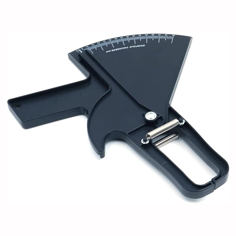 ANCLLO Precision Skinfold Caliper - Easy, Reliable Tool for Monitoring Body Fat - Quick Start Guide for Beginners, Detailed Booklet for Advanced Users - Measures up to 80mm in Skin Fold Thickness - NewNest Australia