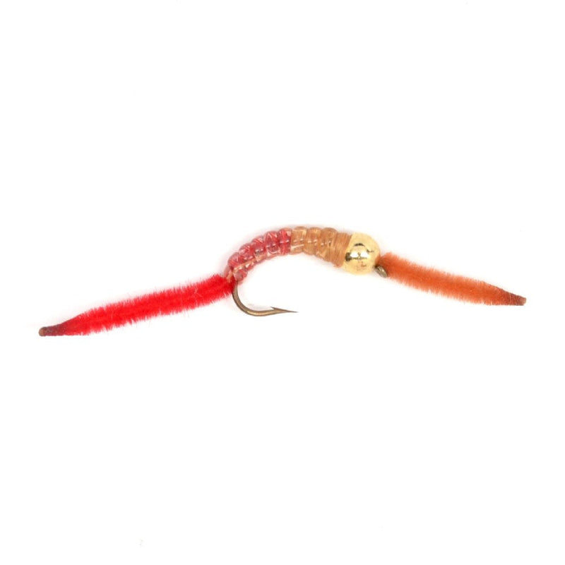 The Fly Fishing Place Trout Fly Assortment - San Juan Worm Power Bead 1 Dozen Wet Nymph Fly Fishing Flies - Hook Size 14-3 Each of 4 Patterns - NewNest Australia