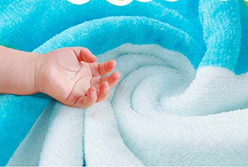 Maleroads Soft Cotton Baby Bath Towel Beach Towel Bathrobe for Kids 0-8 Years (Blue Elephant, 0-4Y) Blue Elephant - NewNest Australia