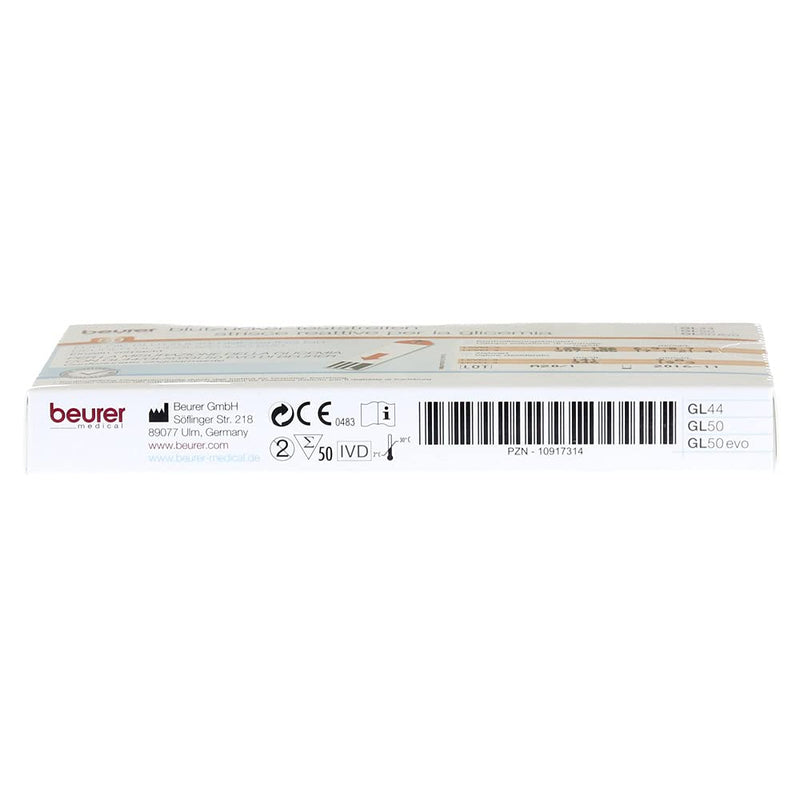 Beurer Gl44/Gl50 blood sugar test strips foil - NewNest Australia