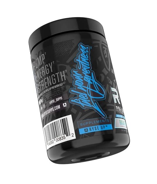 Ryse Blackout Pre-Workout | Ryse Up Supplements | Fuel Your Greatness™ | Energy, Endurance, Focus, Next Level Pump, Beta Alanine & NO3-T® Betaine Nitrate, 25 Servings (Baja Burst) Baja Burst - NewNest Australia