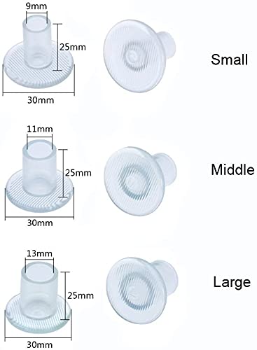 High Heel Protectors 3 Sizes Clear Plastic Covers Shoe Heel Savers Stiletto High Heel Cap for Walking on Grass/Uneven Floor Weddings & Outdoor, Protecting Shoe Heels, Small/Medium/Large - 9 Pairs - NewNest Australia