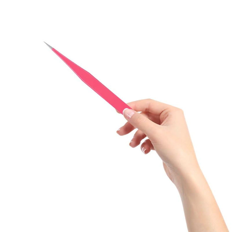2 Pieces Eyelash Tweezers And 1 Eyelash Brush, Eyelash Tweezers Set Made Of Stainless Steel, Straight Tweezers And Curved Tweezers, Professional Tweezers For Eyelash Extensions - NewNest Australia
