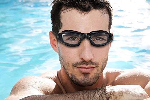 Aegend Swim Goggles, Swimming Goggles No Leaking Full Protection Adult Men Women Youth Black - NewNest Australia