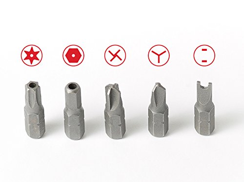 ARES 70009 - 33-Piece Security Bit Set with Magnetic Extension Bit Holder - Includes Tamper Resistant, SAE Hex, Metric Hex and Star Bits - Torq, Spanner, and Triwing Complete the Anti Tamper Bit Set - NewNest Australia