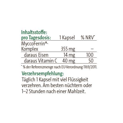 NICApur Ferroverde 14 + natural vitamin C - vegan, made in Austria - NewNest Australia