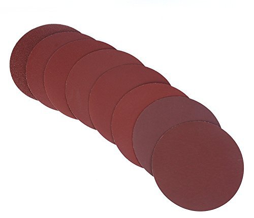 30pcs/set 7inch 180mm Round sandpaper Disk Sand Sheets Grit 80/100/120/180/240/320 Hook and Loop Sanding Disc for Sander Grits - NewNest Australia