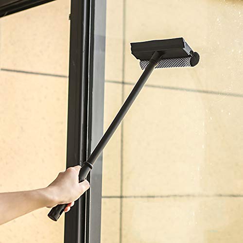 MULING Window Squeegee Cleaning Tool Window Cleaner Car Squeegee Windshield Cleaning Sponge and Rubber Squeegee,BlackM - NewNest Australia