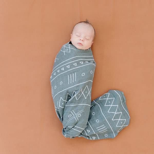 Mebie Baby Muslin Swaddle (Alpine) Alpine - NewNest Australia