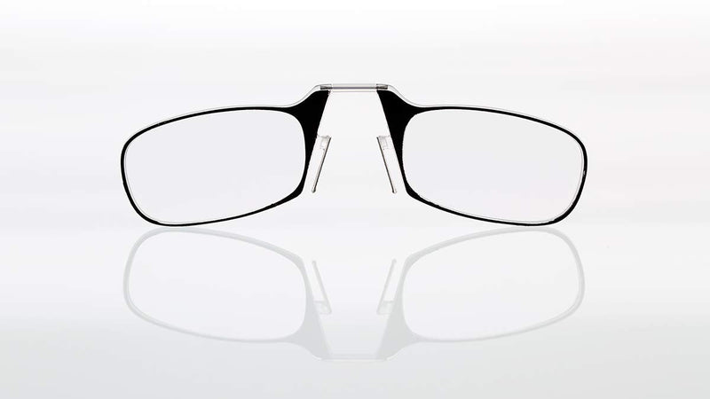 ThinOptics Reading Glasses 1.00 Black Frames With Universal Compact Case - Compact Foldable Reading Glasses 1.00 Strength With Flex-Fit Technology +1.0 - NewNest Australia
