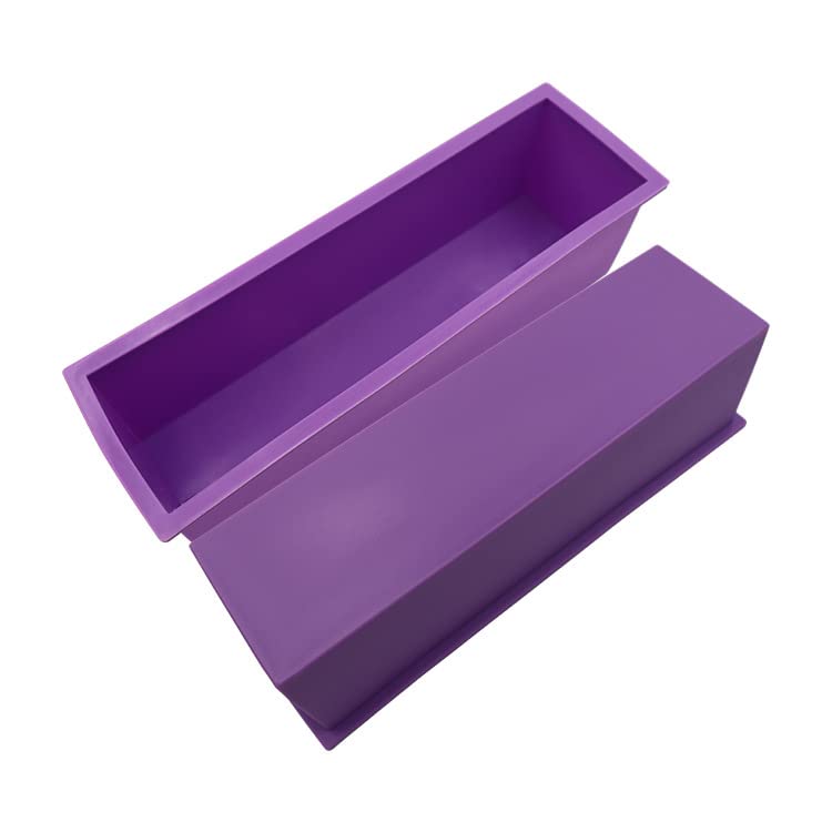 DD-life Flexible Rectangular Soap Silicone Mold Candle Making for Homemade Soap Crafts-Set of 2 2-pack Silicone Mold - NewNest Australia