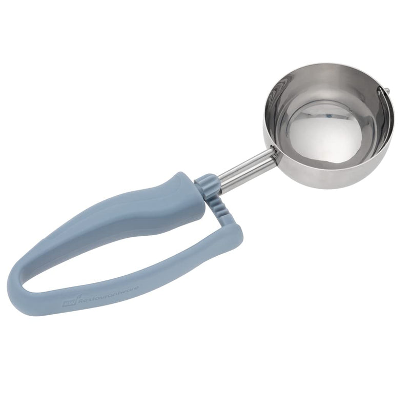 Comfy Grip 3.75 oz Stainless Steel #10 Portion Scoop - with Ivory Ambidextrous Handle - 1 count box - NewNest Australia
