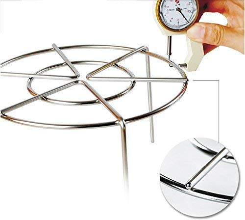 Steam Rack,Steaming Rack Stand,Steamer Basket,Heavy Duty Stainless Steel Metal Multi-Function by Meleg Otthon (5.9" Diameter X2.7 High) 5.9" Diameter X2.7"High - NewNest Australia