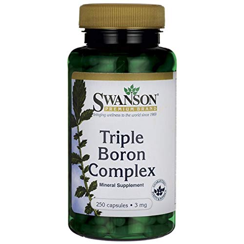 Swanson Triple Boron Complex - Natural Bone Health & Joint Support - Mineral Supplement Featuring Citrate, Aspartate & Glycinate - (250 Capsules) 1 - NewNest Australia