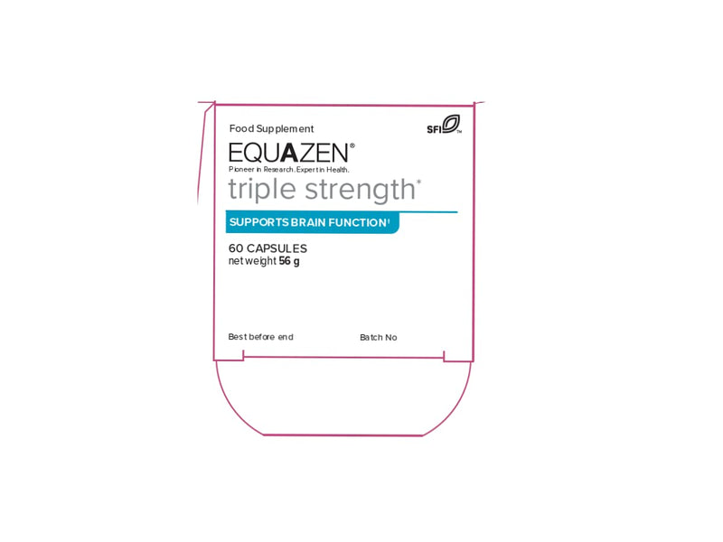 EQUAZEN Triple Strength Capsules, Omega 3 & Omega 6 Supplement, Clinically Researched blend of DHA, EPA & GLA, Supports Brain function*, Suitable from 5 years old to adult, 60 one-a-day capsules - NewNest Australia