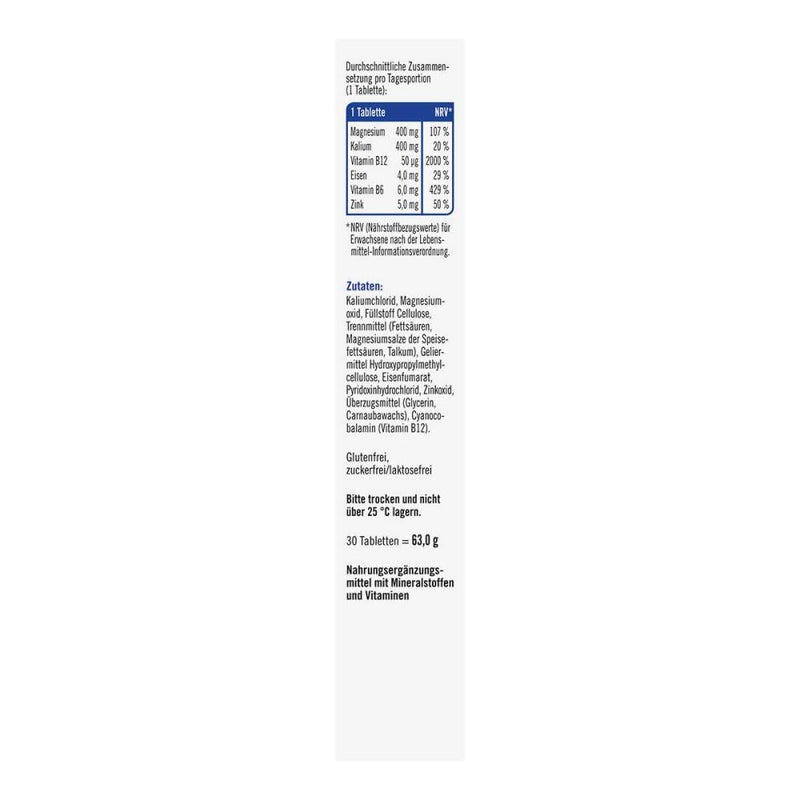 Taxofit Magnesium 400 + potassium depot tablets 30 pieces - NewNest Australia