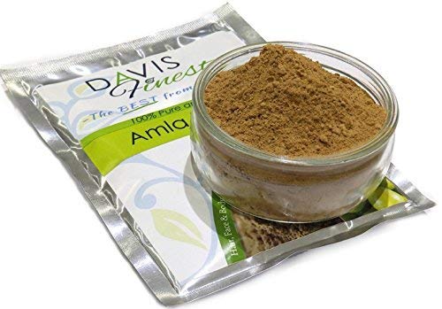Davis Finest Amla Powder, Hair Growth, Strengthening, Thickening, Volumising, Anti Frizz, Shine Brightening, Deep Conditioning Hair Mask – Natural Beauty Face Treatment Mask 100g 100 g (Pack of 1) - NewNest Australia