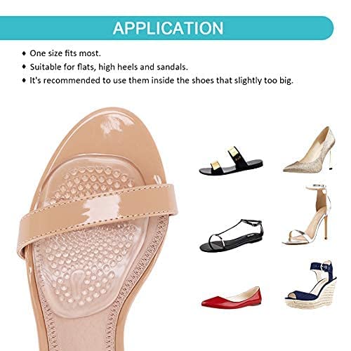 Ball of Foot Cushion,Doact Gel Insoles for women and Men Metatarsal Pad for Forefoot Party Feet Morton Foot Support Pain Relief Self-Sticking Wear in a SandalHigh Heel Boot Shoes 2 Pair - NewNest Australia