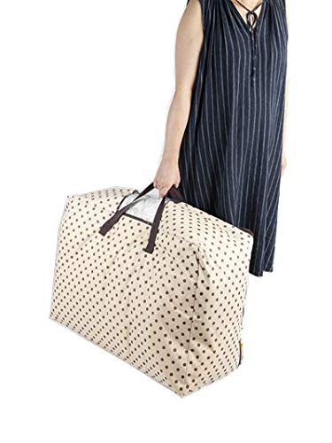 NewNest Australia - WAKISAKI Storage Bag Dotted, Beige, Pack of 1 